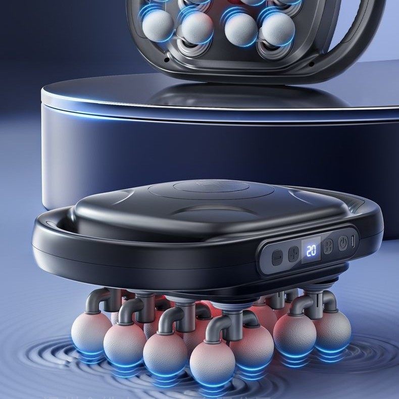 按摩器筋膜枪十六头通用专业级筋膜枪肌肉按摩器高频震动热敷,运动/瑜伽/健身/球迷用品,筋膜枪,淘宝优惠券,粉丝福利购,淘宝优惠卷