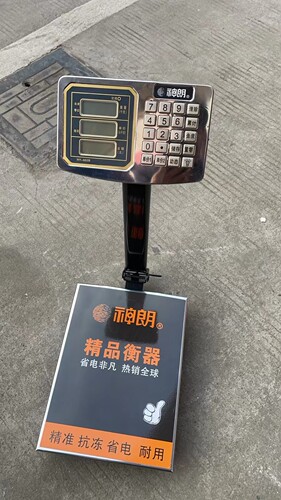 神朗电子秤不锈钢防水工业200公斤台秤家用收粮茶叶果农蔬菜磅秤