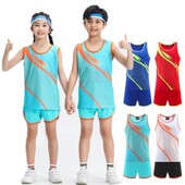 田径服套装 男女体育生训练服体考背心比赛服运动马拉松跑步服定制