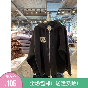 Brandy Girl新款滑板印花卫衣bm宽松百搭连帽拉链开衫外套女潮
