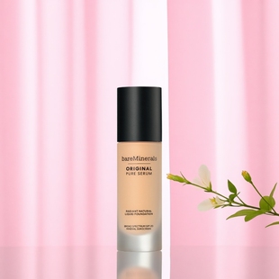 bareMinerals贝茗净透精华粉底液滋润干皮养肤持久祼妆