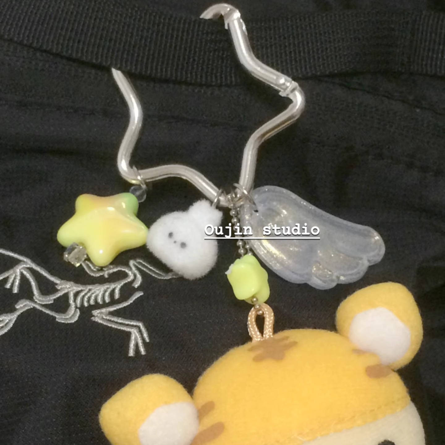 可爱少女心卡通星星玩偶天使挂件