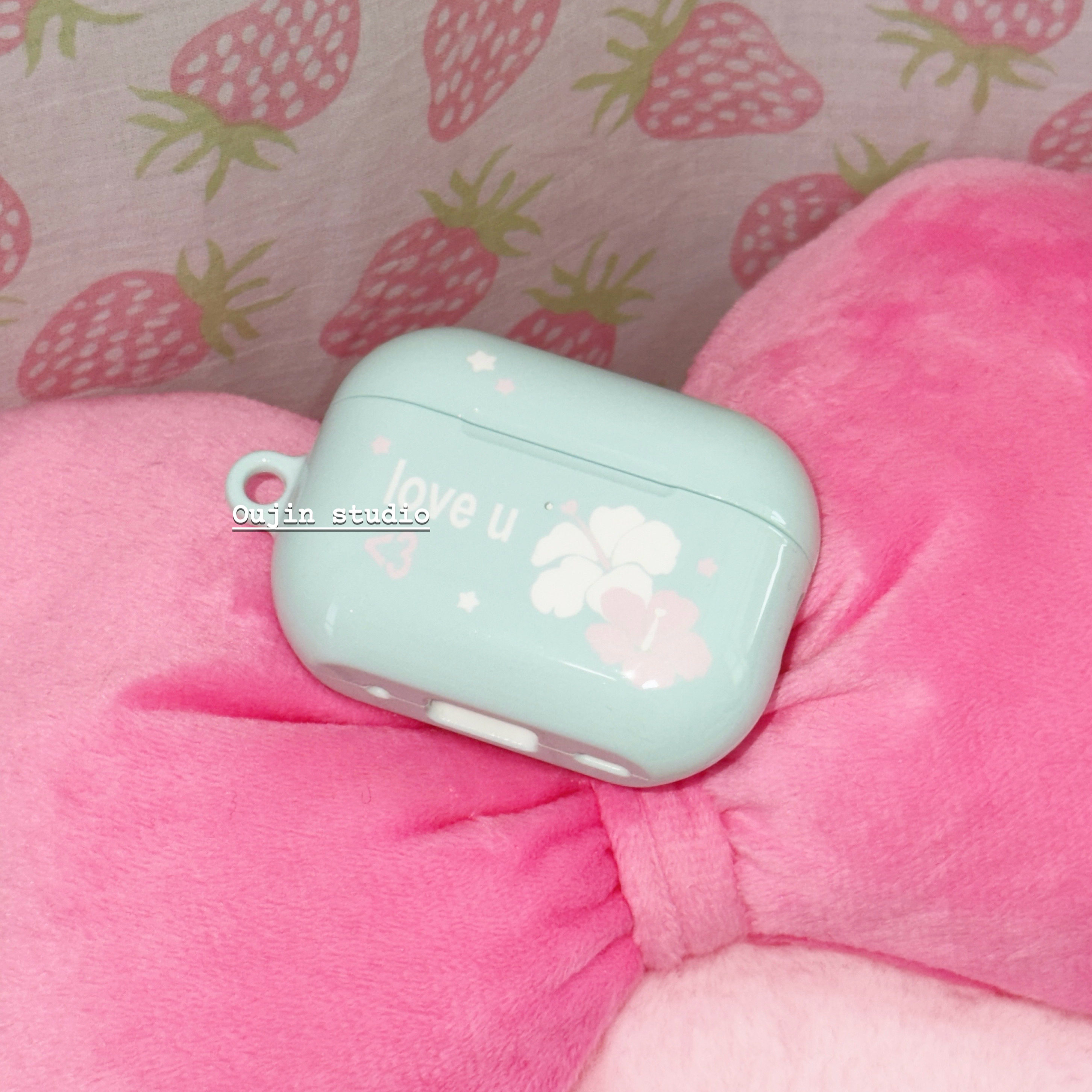 扶桑花苹果AirPods4耳机壳可爱