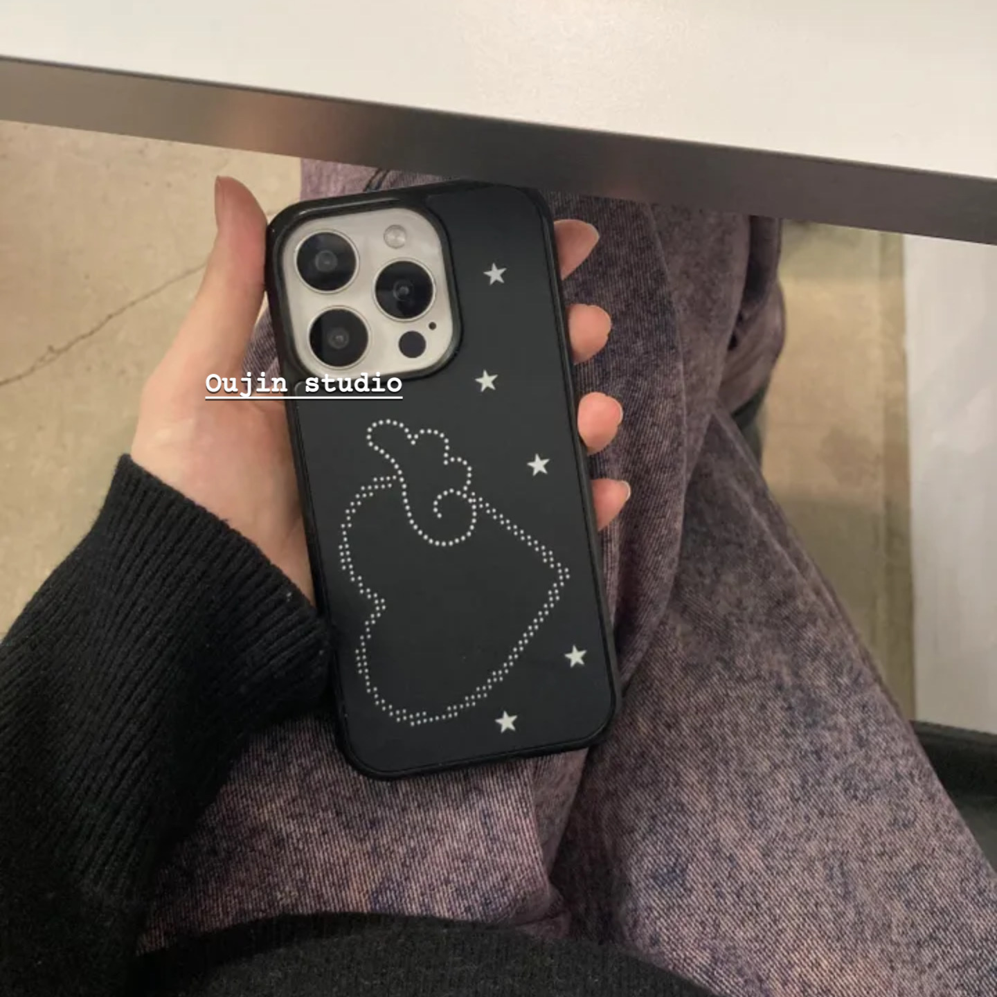 可爱简约爱心翅膀星星印花苹果