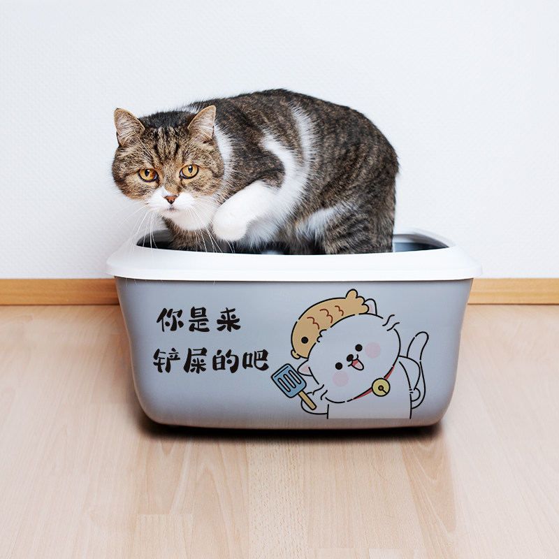 网红猫咖墙面装饰贴纸咖啡馆撸猫打卡拍照贴画店铺墙面氛围感装饰