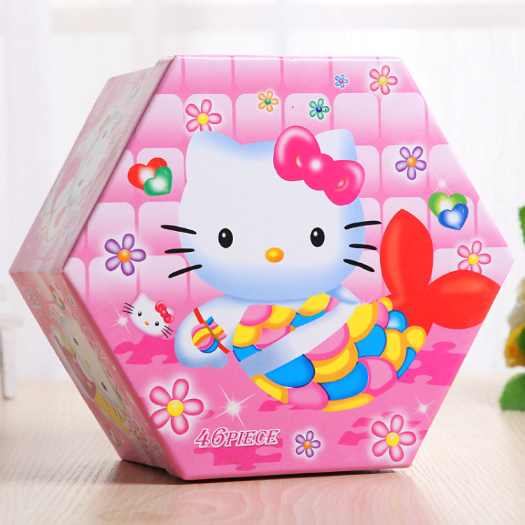 礼盒46色水彩笔涂画彩铅笔