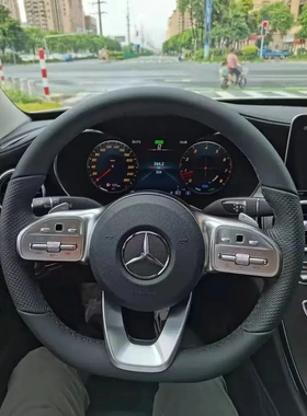 奔驰EC级ML320CLe300lGLKW212运动皮方向盘改装老款升级新款总成