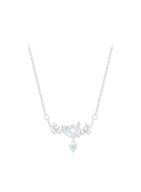 PRETTY DIARY 星光蝴蝶 轻奢满钻锆石蝴蝶项链