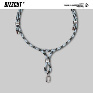 BIZZCUT原创山岚绿色单扣双扣可调节任意长度手机挂绳防丢绳斜挎