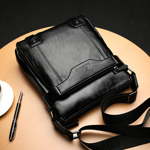 真皮男包商务小背包潮牌休闲多功能羊皮包袋鼠男士包包单肩斜挎包