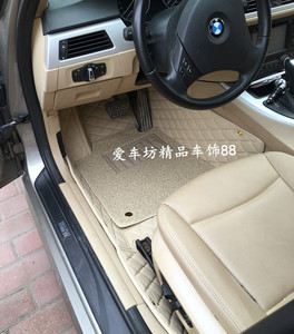 定制老款宝马318i/325i/320li专用全包围脚垫3系05/07/08/09/10/1