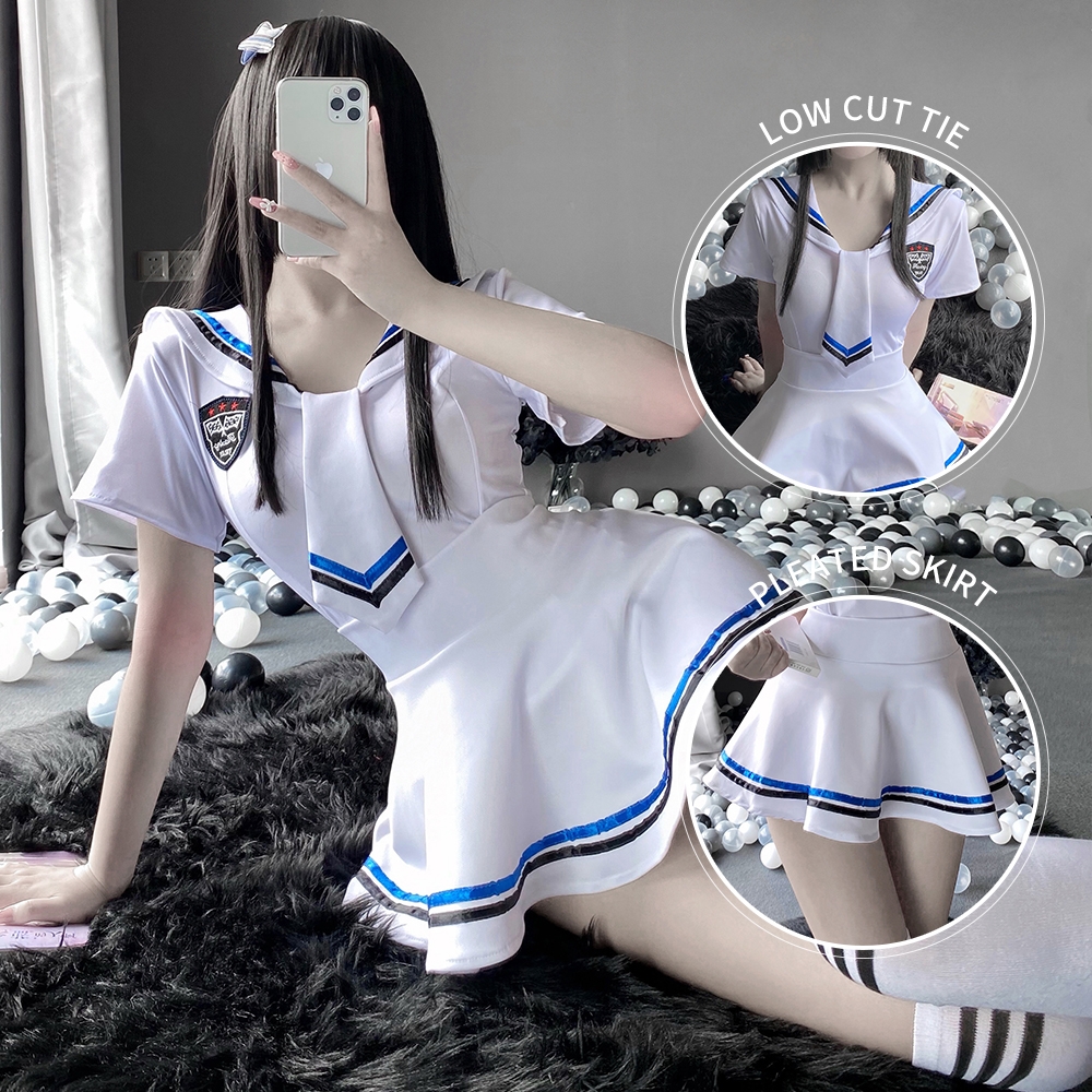 趣情内衣可爱校园睡衣服制服激情午夜女学生魅力性感诱惑开档制服