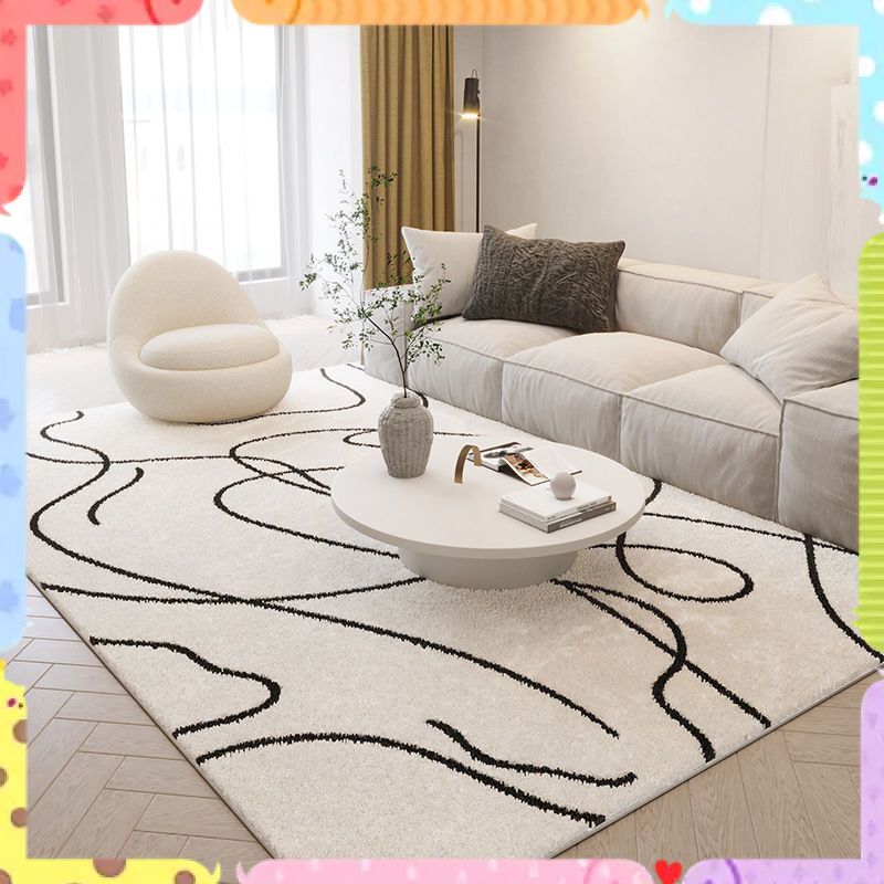 羊绒耐脏易打理防滑垫北欧风客厅大面积沙发全铺吸水踏地毯