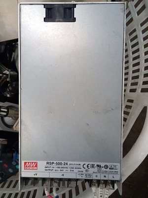 500w24v21a拆机台湾明纬超薄RSP-500-24