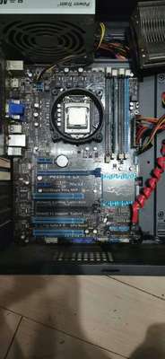 拆机华硕P8Z77-V+i73770处理器板U成色可