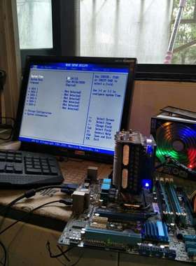 拆机华硕P7H55-M+i3530处理器一套便宜处理了