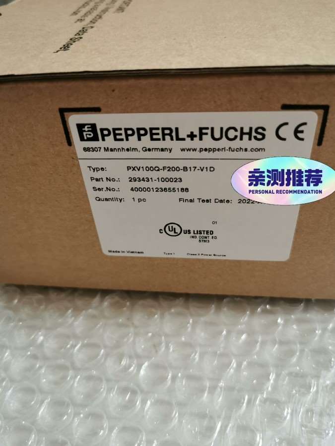 倍加福读写头PXV100Q-F200-B17-V1D