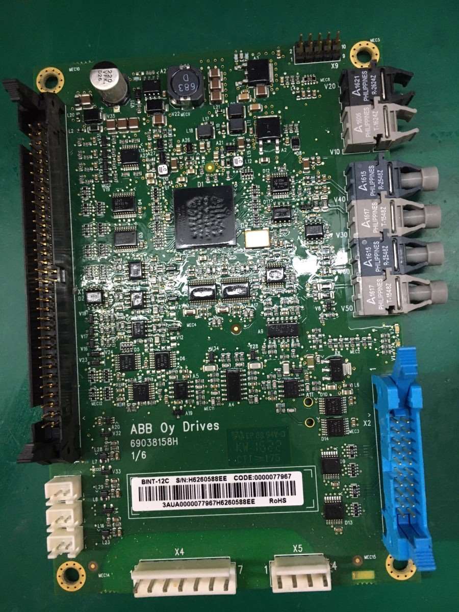 BINT-12C光纤板,ABB变频器880系列.功能包好,9