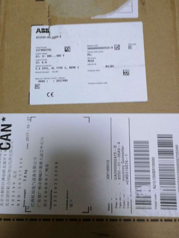 ABB变频器ACS550-01-06A9-4