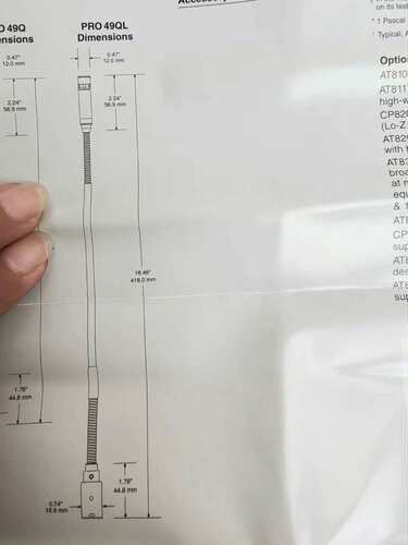 铁三角PRO49QL鹅颈话筒1个.簧有点变形,有轻微使用痕 议价