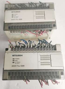 三菱PLCFXON-40MR-001二手拆机实物拍摄2台