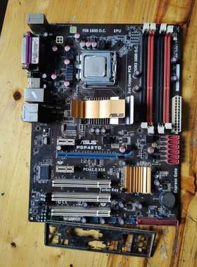 拆机华硕P5P43TD+Q8300四核CPU大板支持双