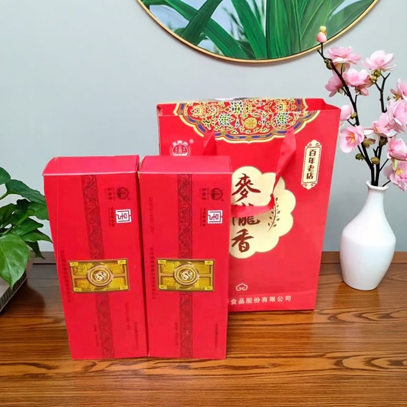 安徽特产安庆麦陇香360克大贡糕云片糕玉带糕喜庆糕点2盒送礼袋