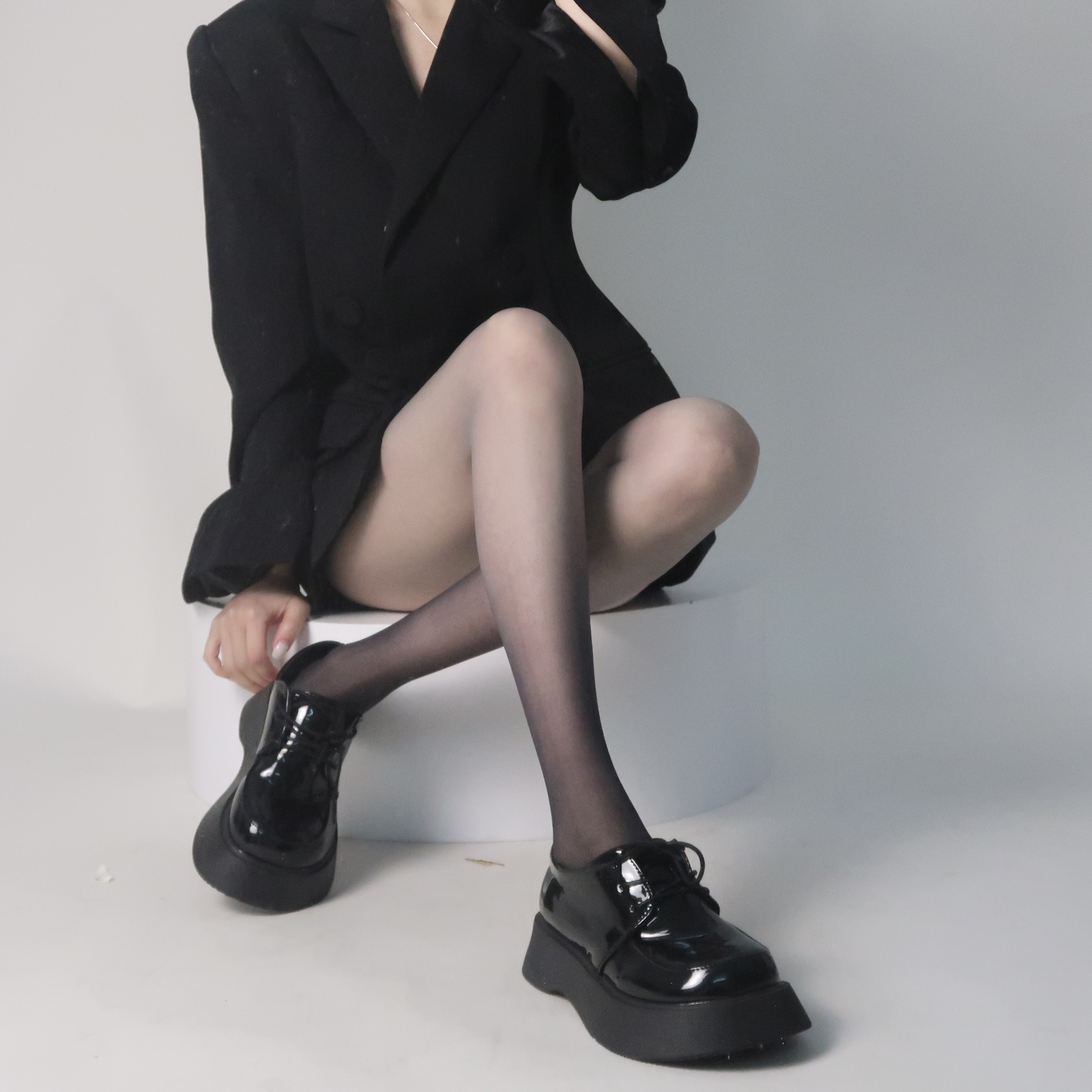 渐变色丝袜春夏糖果色