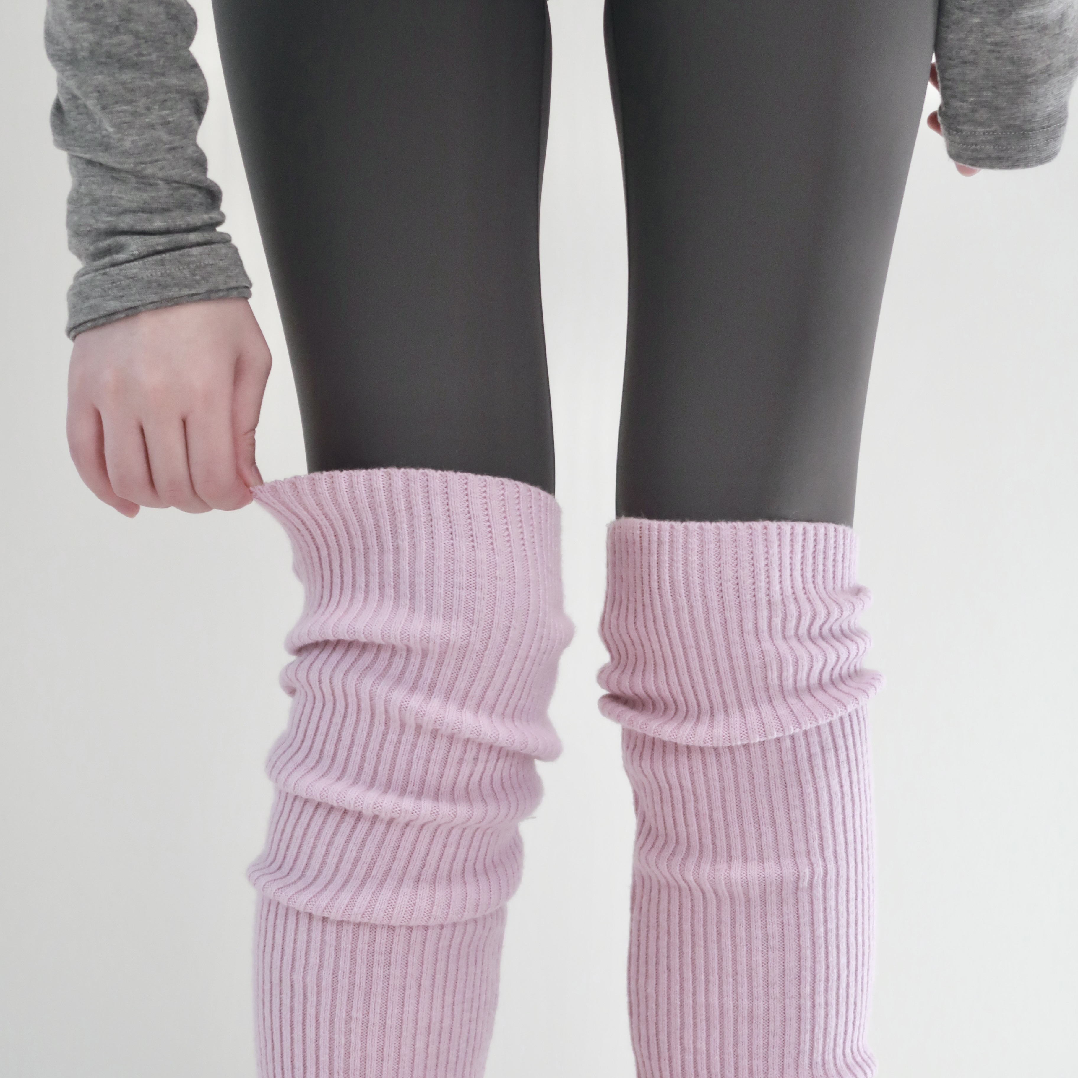 羊绒长筒袜套保暖过膝腿套女