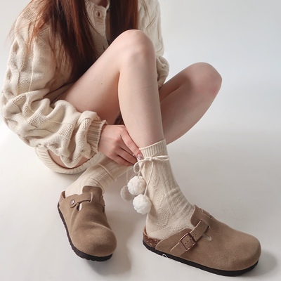 可爱羊毛袜保暖软妹秋冬