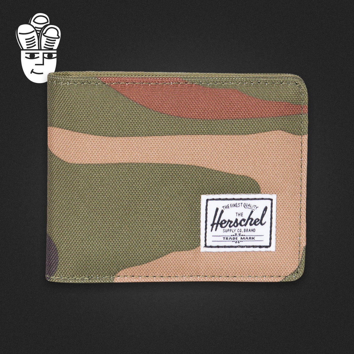 Herschel Supply Roy 加拿大潮牌 经典纯黑帆布钱包|ruв категории спортивная сумка/открытый пакет/аксессуары, бумажник набор карт, бумажник - от Buy2taobao.com для оказания профессиональной услуги покупки агента Taobao