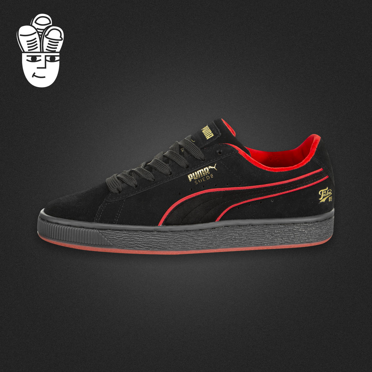 Puma x FUBU Suede Classic BHM ±ëÂíŮЬ ¾µä°åЬ ÁªÃûÐÝÏÐЬ