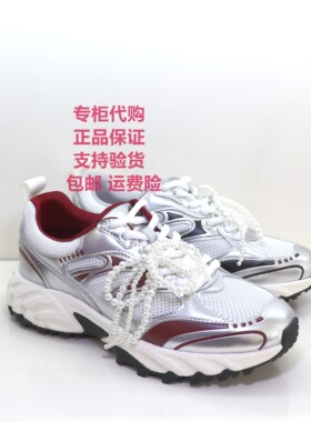 卡迪娜25年新款女鞋KCM254301厚底舒适休闲鞋运动鞋透气珍珠单鞋