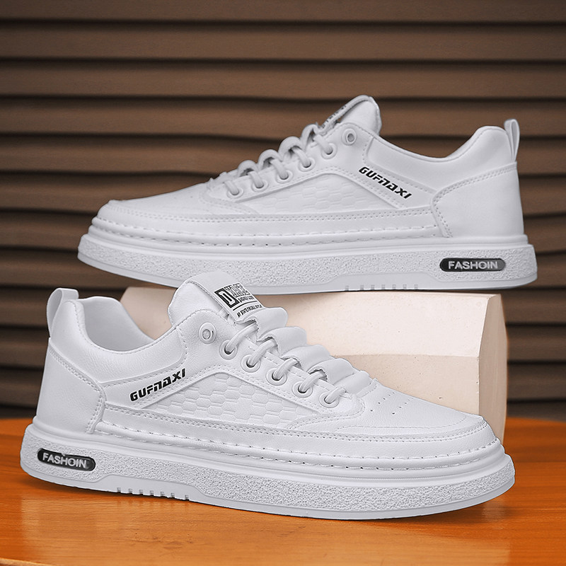 男鞋2026年新款冬季轻便舒适小白鞋上班休闲皮鞋防水运动板鞋潮鞋,流行男鞋,单鞋,淘宝优惠券,粉丝福利购,淘宝优惠卷