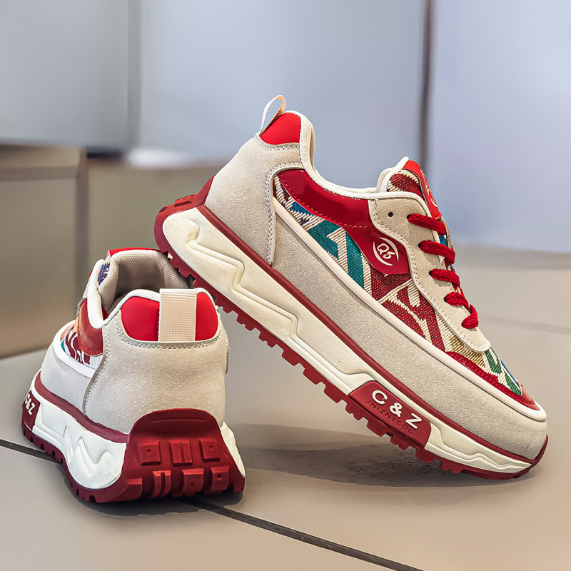 男鞋2026新款冬季潮牌百搭增高老爹潮鞋青少年学生休闲跑步运动鞋,流行男鞋,单鞋,淘宝优惠券,粉丝福利购,淘宝优惠卷