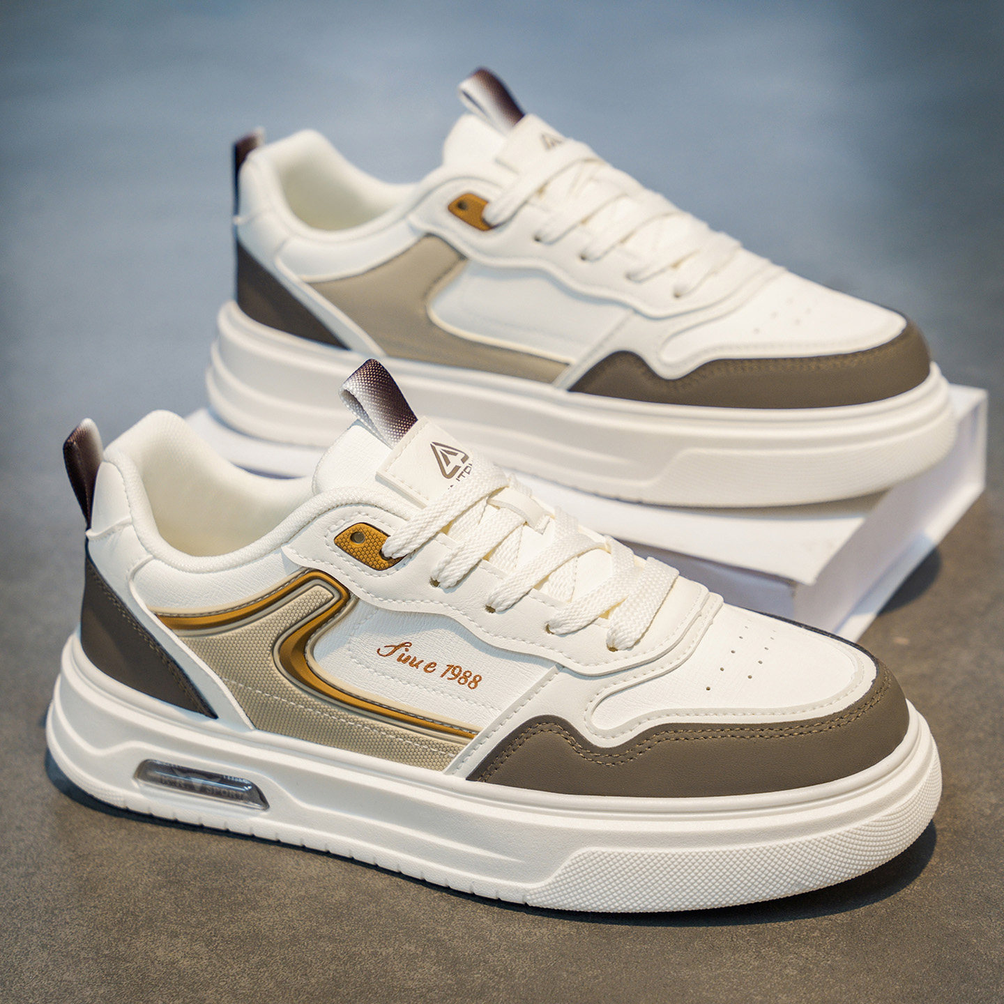 男鞋2025新款冬季潮流学生增高休闲板鞋韩版百搭运动气垫小白潮鞋