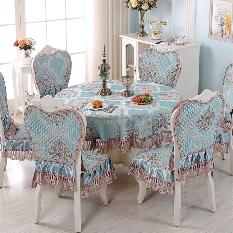 欧式餐桌布椅套椅垫椅子套布艺