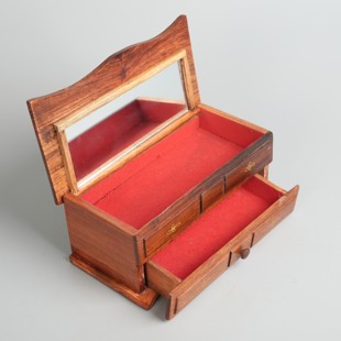 多功能首饰盒酸枝仿古盒红木多宝盒珠宝玉器收纳盒子特价清仓处理