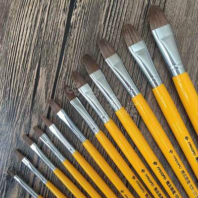 凡高红木实木家具维修美容修补笔 平头 狼毫毛 画笔 木纹上色笔