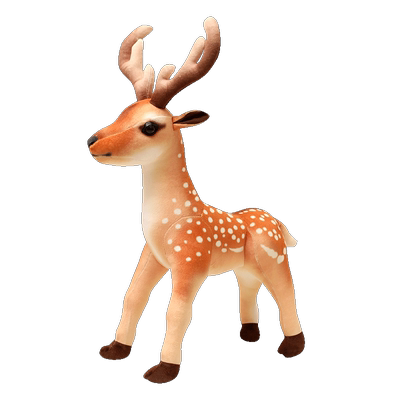 仿真梅花鹿公仔毛绒玩具