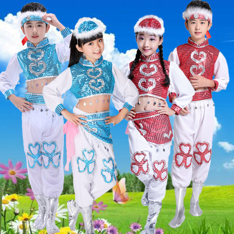 马蹄哒哒男童少儿演出服新款