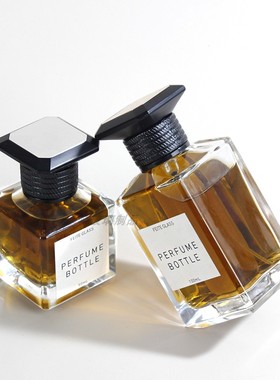 50ml70ml100ml香水玻璃瓶方形香水空瓶卡口香水分装瓶喷雾香水瓶