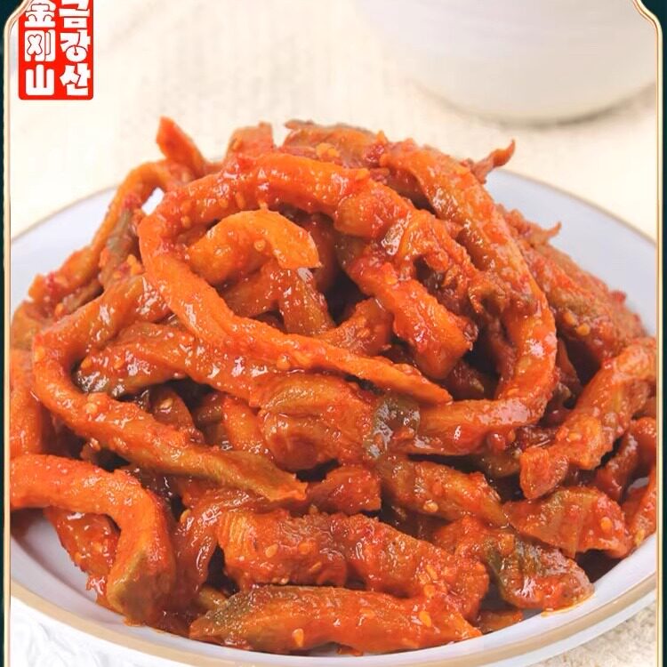 金刚山香辣萝卜干东北萝卜干咸菜朝族风味萝卜条延边特产下饭菜