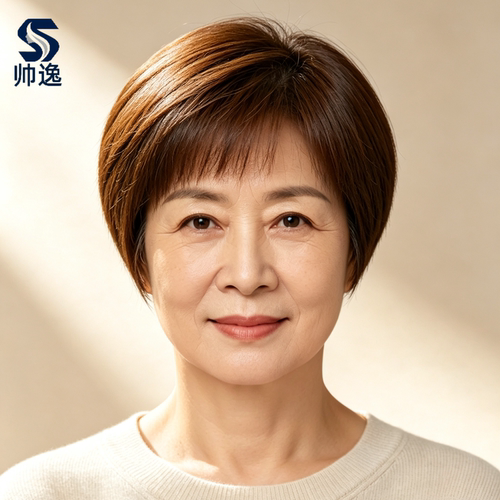 帅逸全真发辫子发短直发中老年发