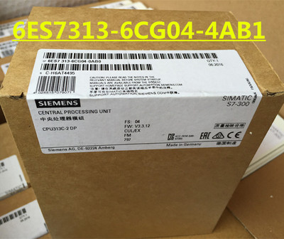 西门子模块S7-3006ES7313-6CG04-4AB15BG046ES7 313-6CG04-4AB1