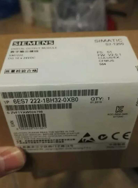 6ES7222 6ES7 222-1BH32-0XB0/OXBO 西门子SM1222模块16DO DC24V