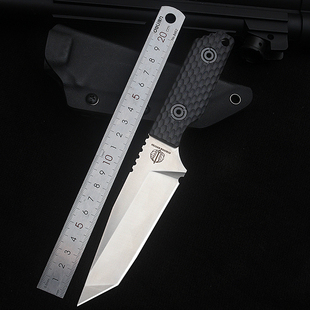 美国进口ST户外战术小直刀M390开刃求生刀具野外随身生存防身小刀