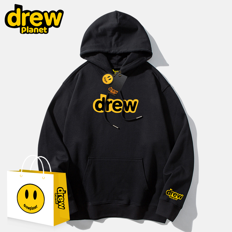 drew春秋男女同款连帽卫衣图片