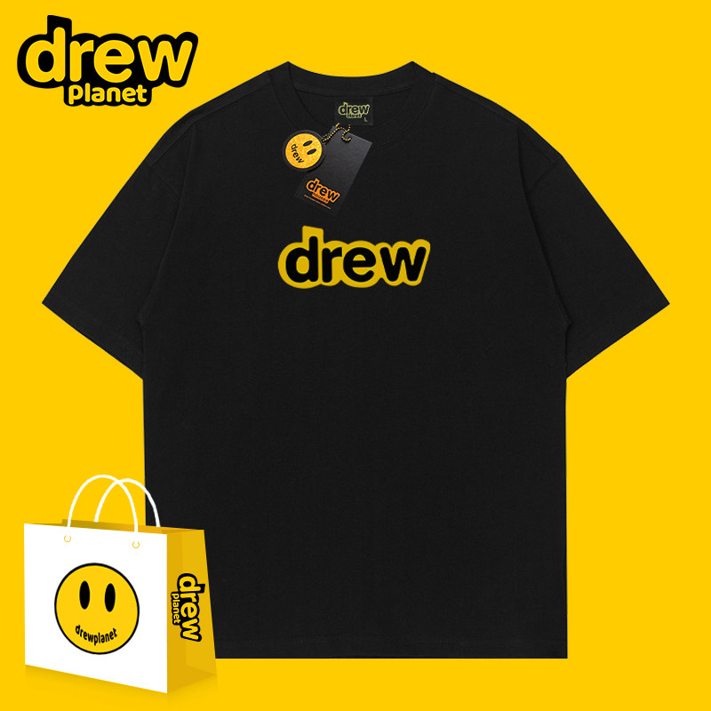 笑脸字母drewplanet青少年T恤