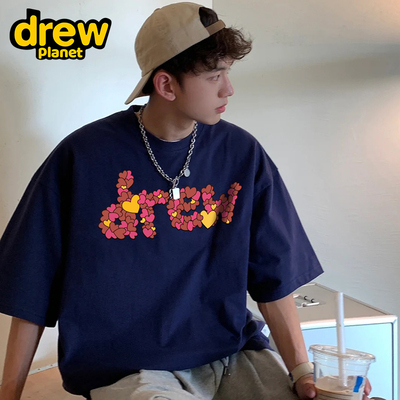DREWPLANET短袖宽松青年情侣T恤
